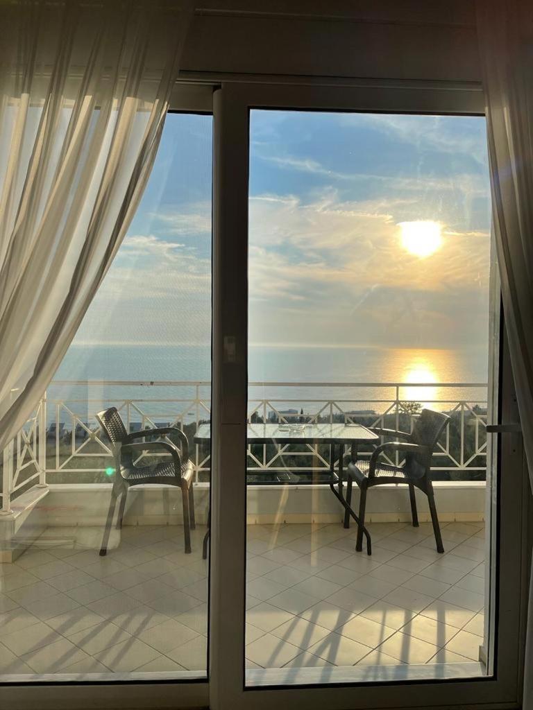 Villa 61 Sea And Sunset View Dhermi Bagian luar foto